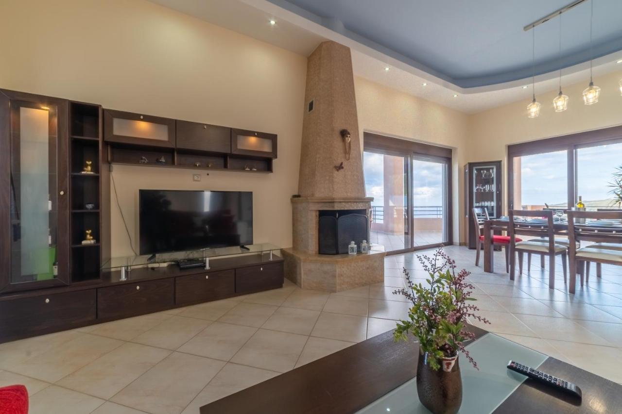 Deluxe Villa Kamba With Sea View Aptera Eksteriør bilde