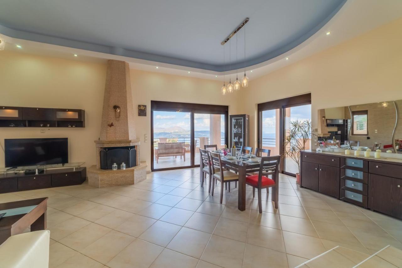 Deluxe Villa Kamba With Sea View Aptera Eksteriør bilde